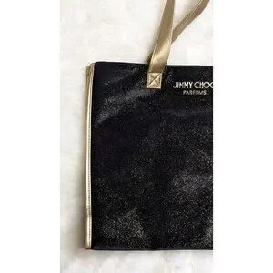 Jimmy Choo Bags Jimmy Choo Perfume Bag Nwt Black Velvet Gold Glitter Designer Glam Poshmark